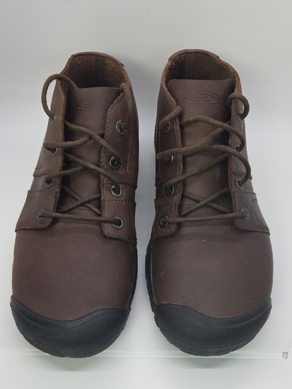 KEEN Men's Ankle Brown Leather Chukka Boots